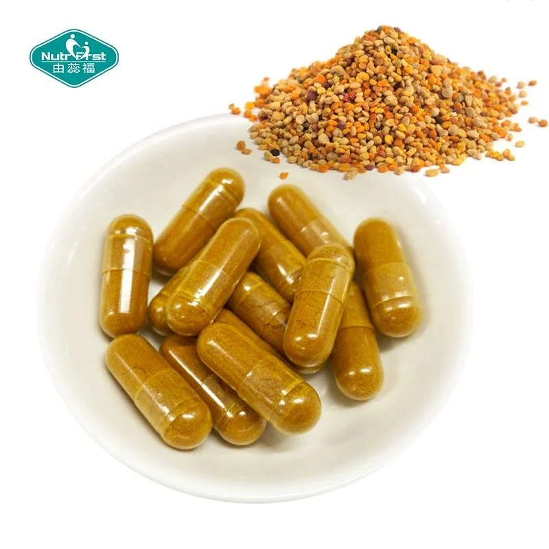 Nutrifirst Custom Customization Non-GMO Organic Propolis Royal Jelly Bee Pollen Extract Capsules Supplier