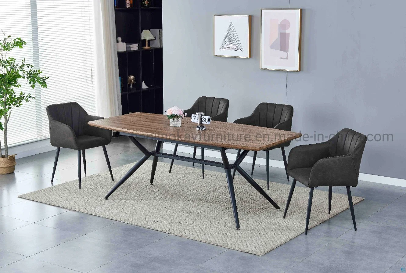 Dining Room Furniture Home Cheap Malaysia Luxury Epoxy Extendable 4 Chairs Modern India Stainless Steel Wooden Dining Table Set