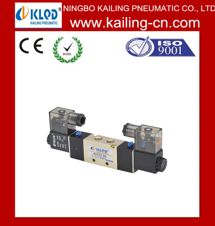 High quality/High cost performance  5/2 Way 4V220-08/06 24V Solenoid Valve