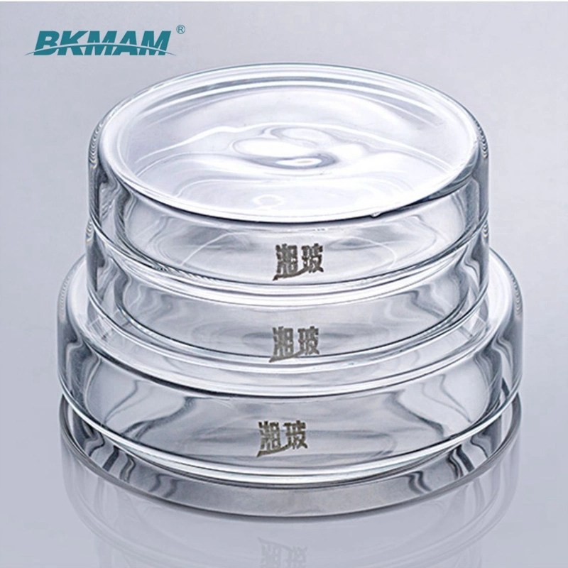 Good Price Lab Autoclavable Glass Petri Dish Round Shape with Lid 60mm 100mm 200mm