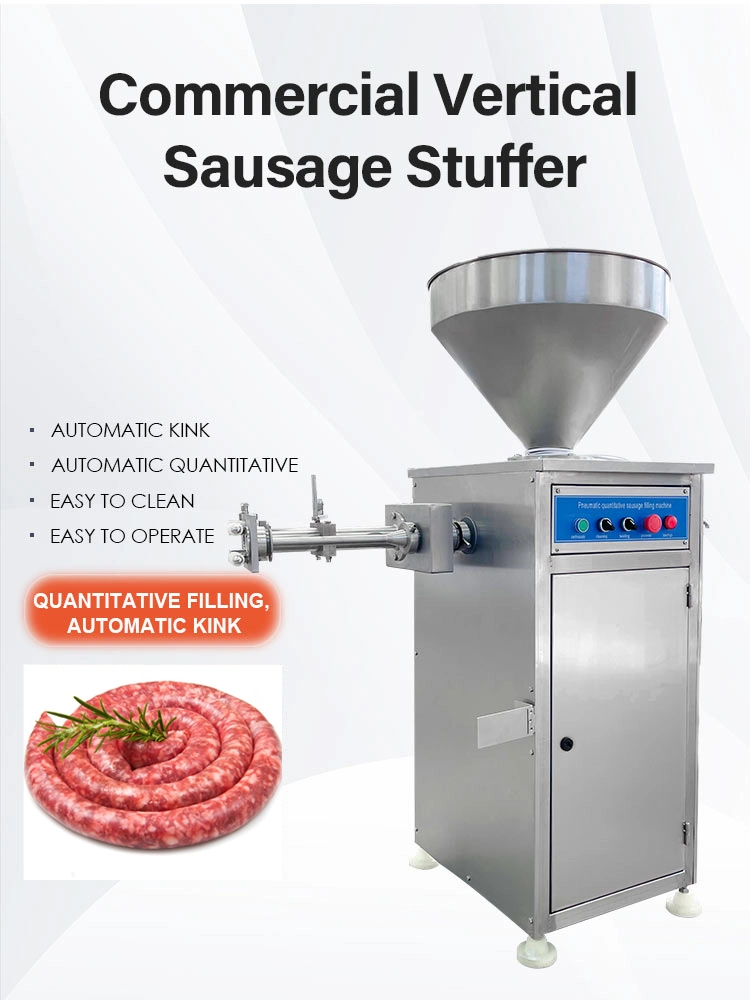 Stainless Steel Stuffer Meat Filler Sausage Making Machine