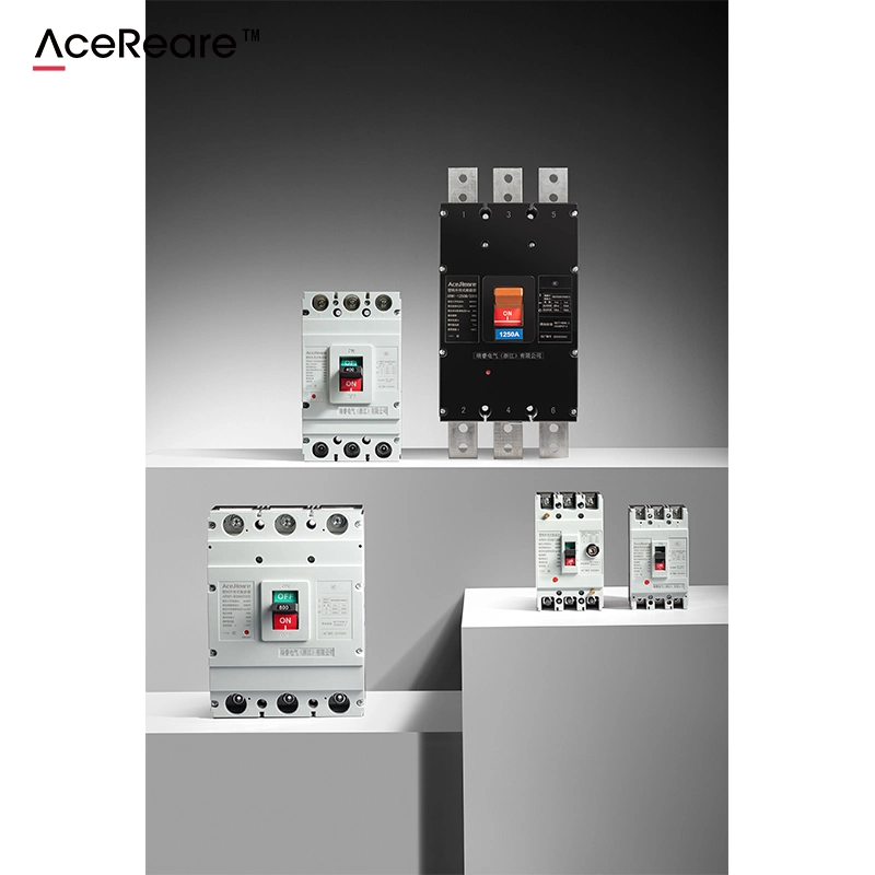 Arm1l Series Residual Current Protected Circuit Breaker MCCB 4poles 125AMP Molded Case Circuit Breaker