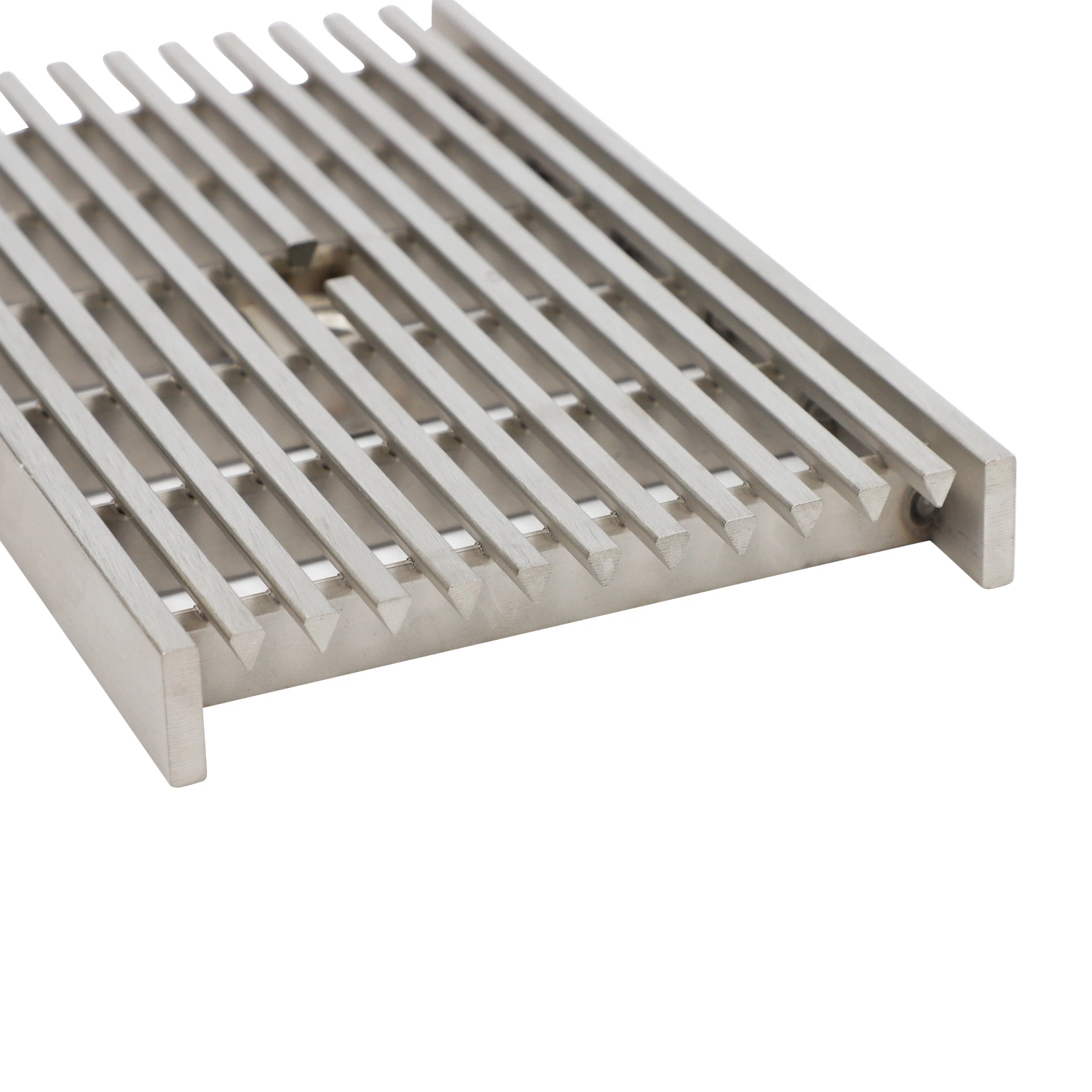 Couvre-joints de douche linéaires en acier inoxydable de 3 000 mm de longueur Grille de vidange extérieure/système de canalisation de déchets/couvercle de piscine