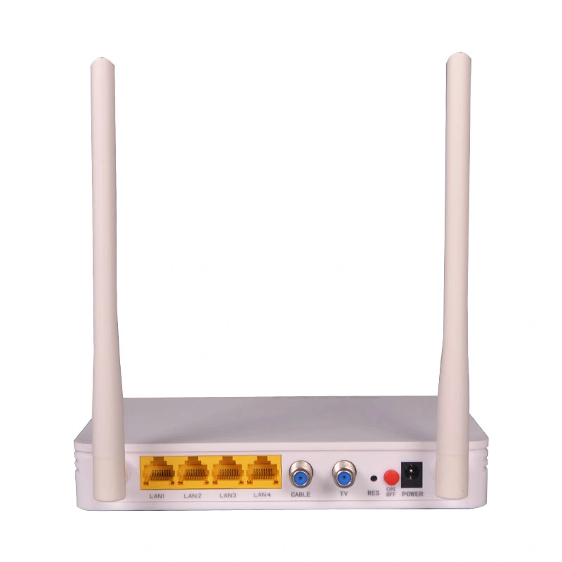 Ethernet através de cabo coaxial CATV Escravo Eoc Master com função de WiFi