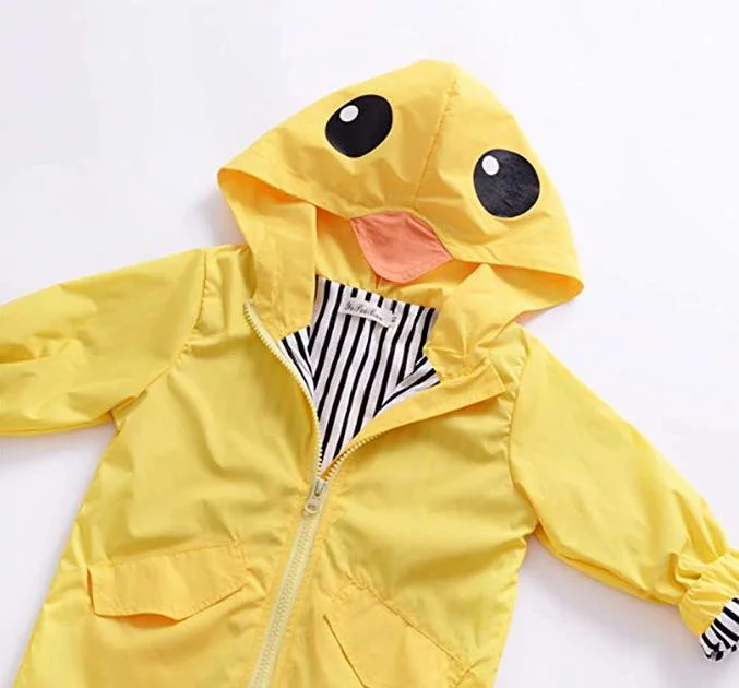 Amazon Venta caliente de la chaqueta de lluvia de alta calidad a los niños Rainwear impermeables