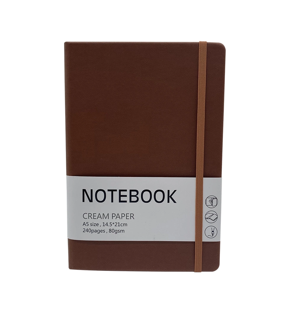 Custom School A5 Lederbuch, Schreibwaren Planner Notizbuchdruck, Personal Journal Hardcover Notizbuch