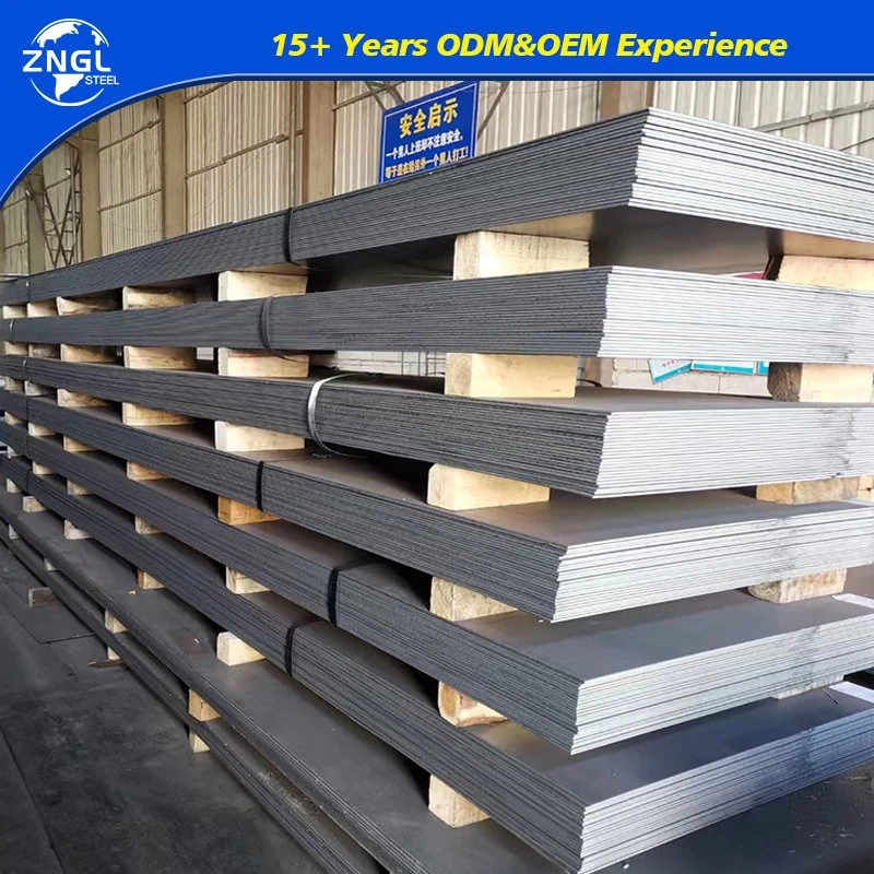 A36 fábrica St37 St52 Ss400s355 6mm 8mm 10mm 12mm Alta Manganeso Acero estructural Acero al carbono Chapa/Hoja de acero para materiales de construcción y. Construcción