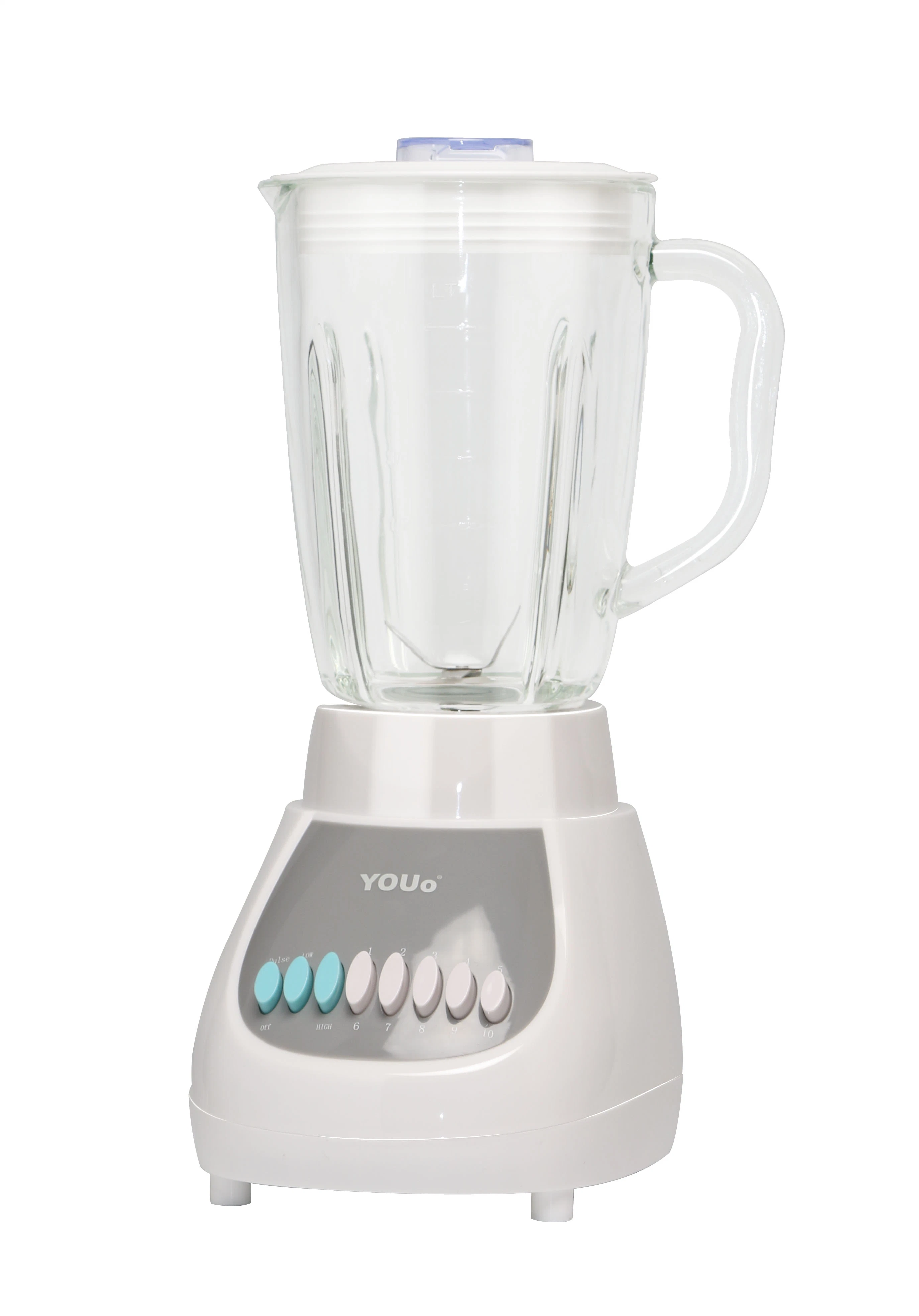 Baixo consumo de energia com aprovação CE ETL 10 Velocidades Liquidificador Multifuncional Juicer Processador de alimentos com função de pulso 4 Conjunto de lâmina de aço inoxidável de Ponto