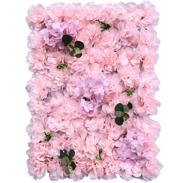 Hot Sale 40*60cm Home Garden Decorative Artificial Flower Wall Backdrop for Wedding