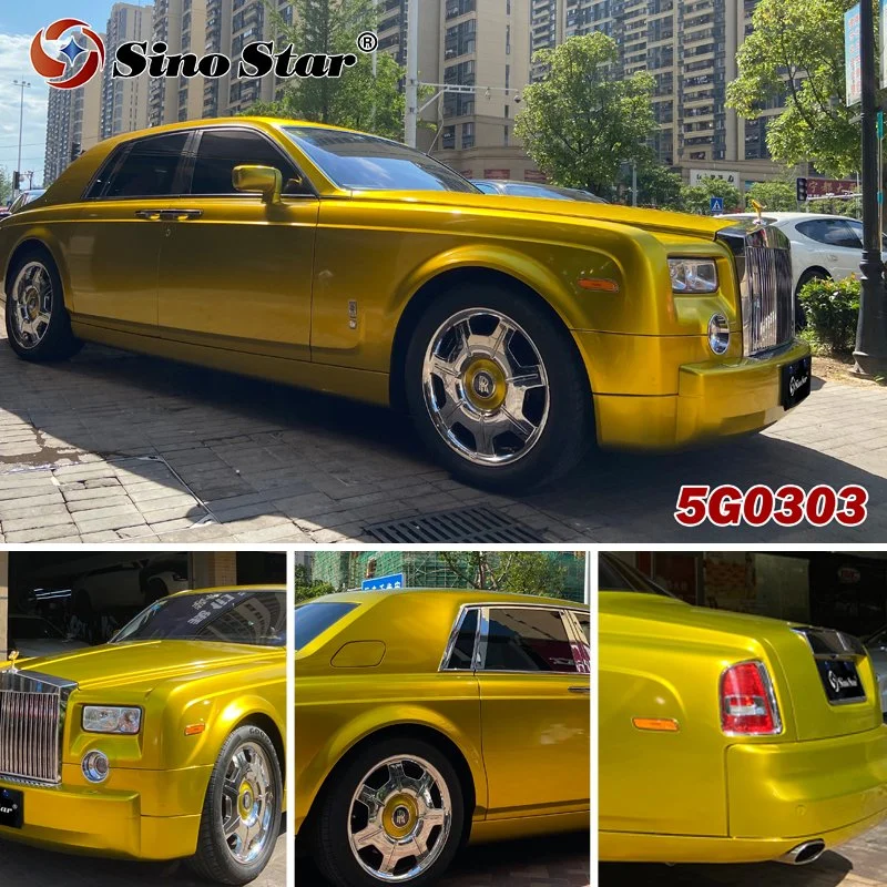 S5g03 Series Pearl Metal Film Auto Accessories Car Sticker Wrap (تغليف ملصق السيارة) لفائف فينيل من ألياف الكربون