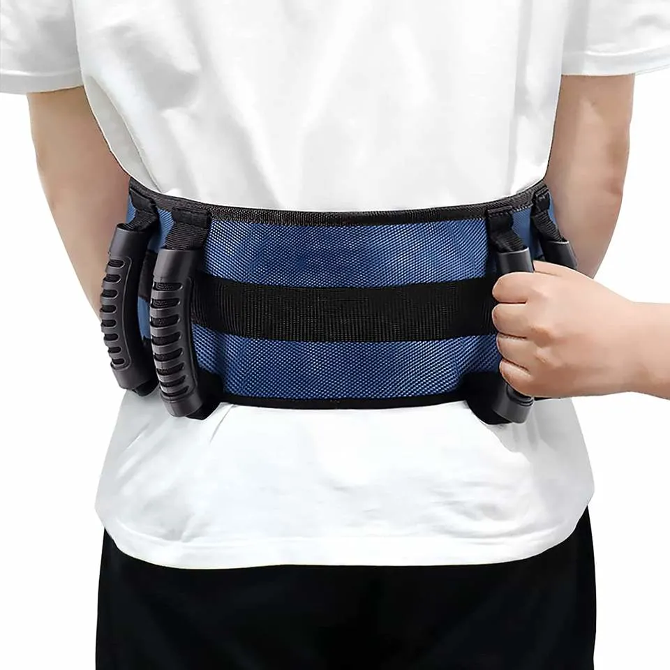 Running Belt with 6 Handle Belt Cares Strap Transfer Aid