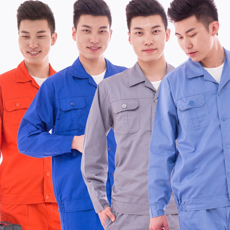 Factory Polyester/Cotton Work Clothes Pure Color Suit