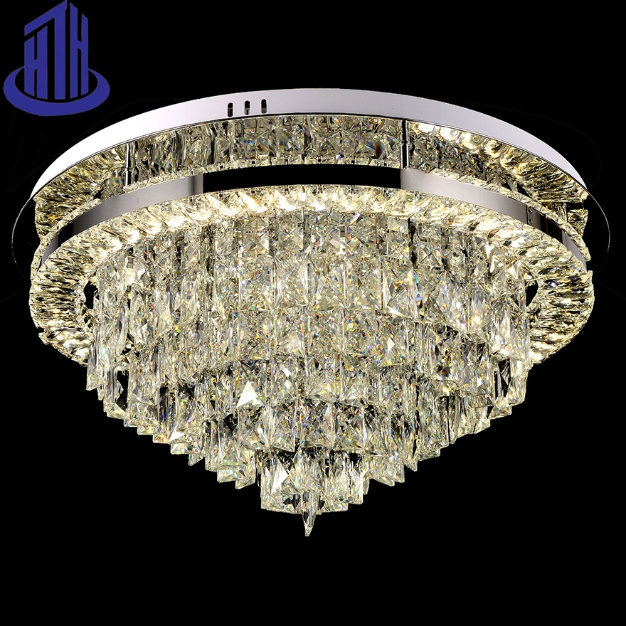 LED Moderne Luxus Square/Round Crystal Pendant Kronleuchter Deckenleuchte (8289)