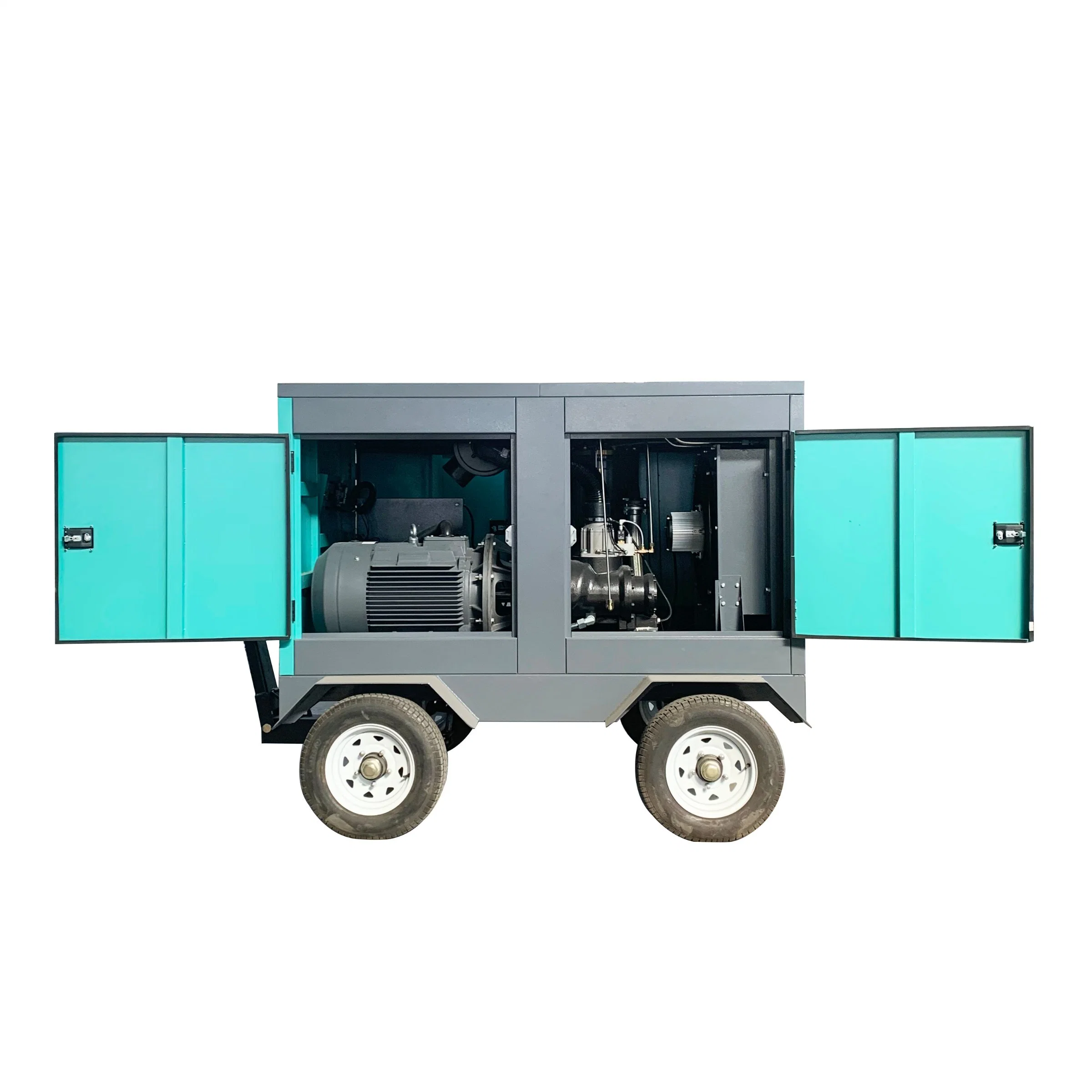 High Effeciency Industrial Rotary Screw Air Compressor Electric Portable Compressor for Mining