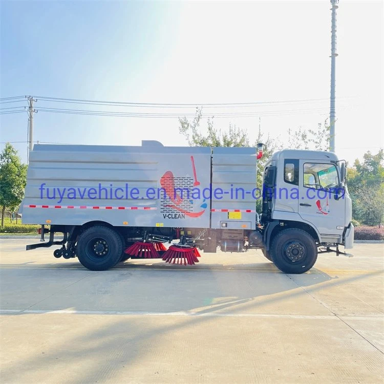 Dongfeng Road Sweeper Truck 12cbm Sweep Road Leaves Use in Ukraine