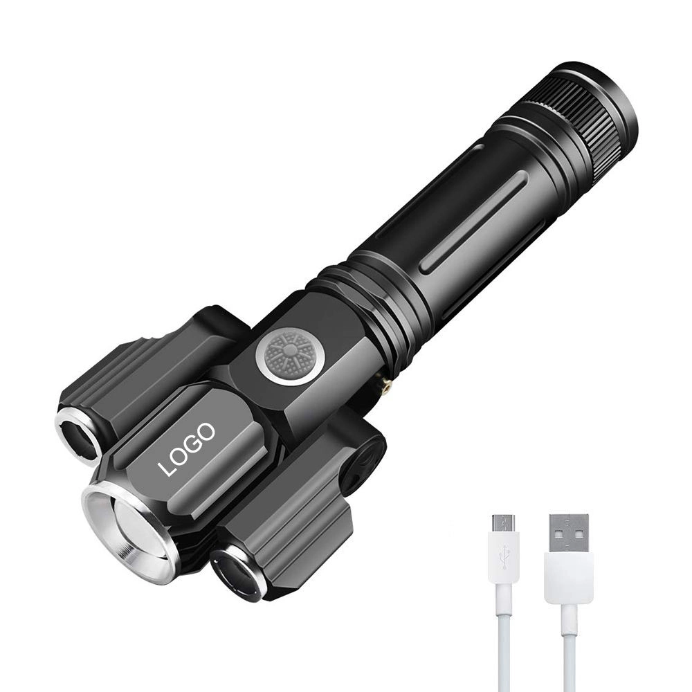 18650 Battery 4 Modes Waterproofrechargeable Electric Torch LED Flashlight