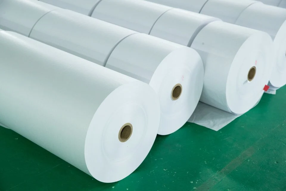 Richer FDA Certificate Verified White Kraft Paper Roll Packing