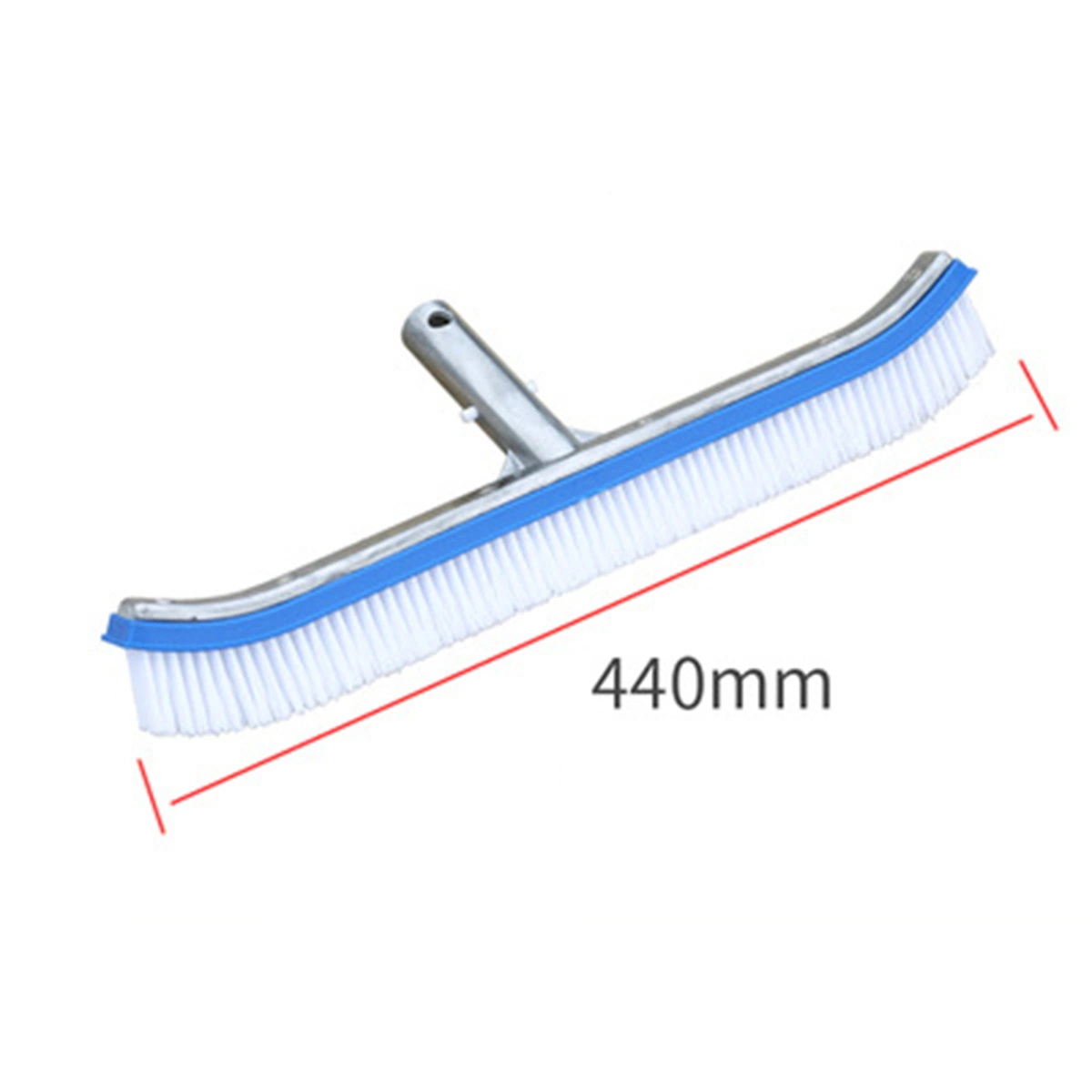 Pool Cleaning Polybasite Wall Brush Aluminum Brush Replacement with Ez Clip and Nylon Bristles for Pool Tile Walls Floors Wyz20121