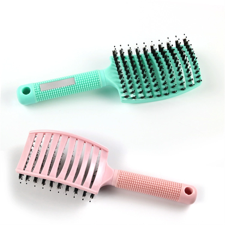 Wholesale Custom Logo Waterproof Hair Extension Vented Curved Brush for Women