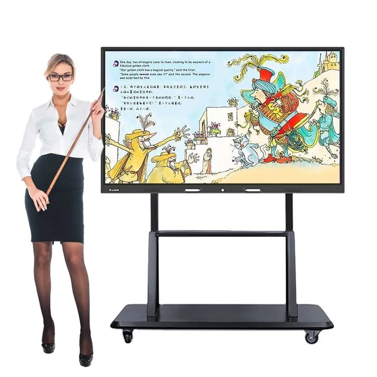 OLED Transparent Display Screen Floor Standing Kiosk Transparent Double Side Display Totem Kiosk Display