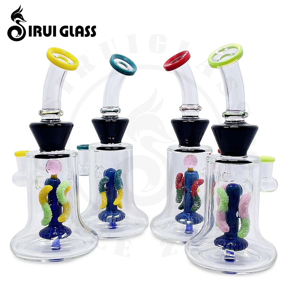 [سروي] زجاج يدخّن أنابيب زجاج [وتر بوأبر] [كندي] [كروش] سكر تصميم DAB Rig Oil Rig Heady Glass ملحقات التدخين مخصص أنبوب زجاجي