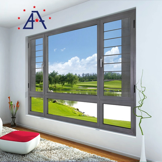 Aluminium Metal Sliding Window/Door and Casement/Awing with Glass