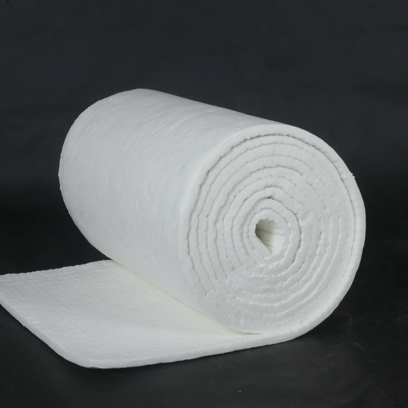 High Temperature 1260 C Ceramic Fiber Blanket 128 Kg/ M3 Density Heat Insulation Barrier Building Material Heat Building Material