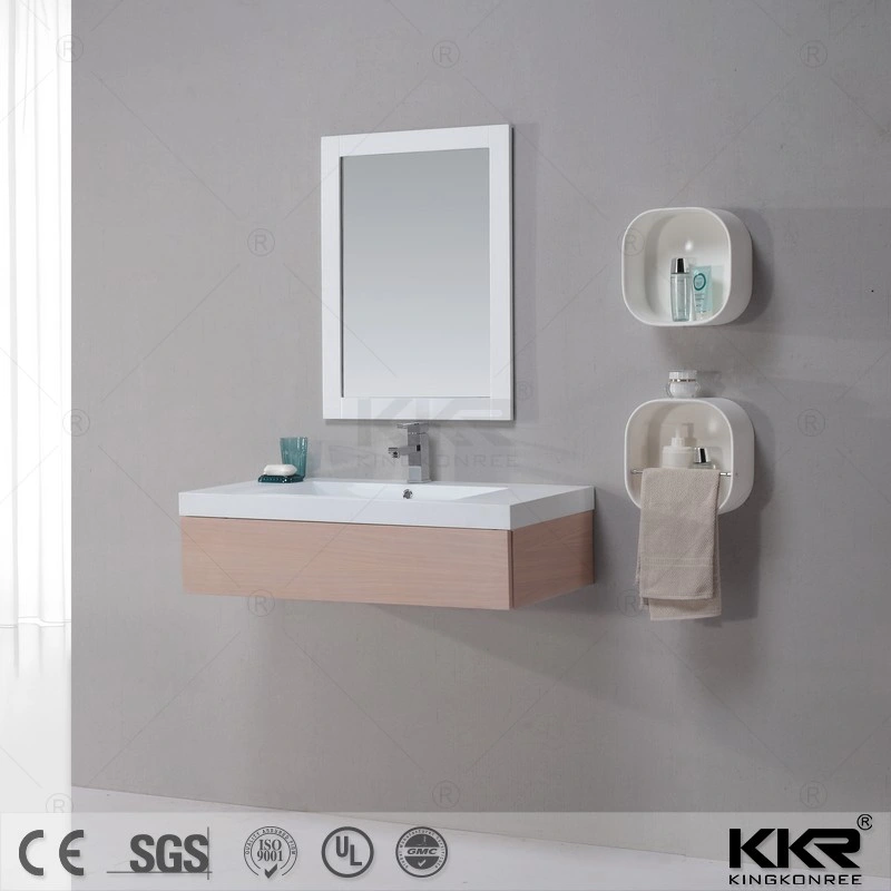 Sanitary Wares Artificial Resin Stone Solid Surface Bathroom Basin Vanity 0517