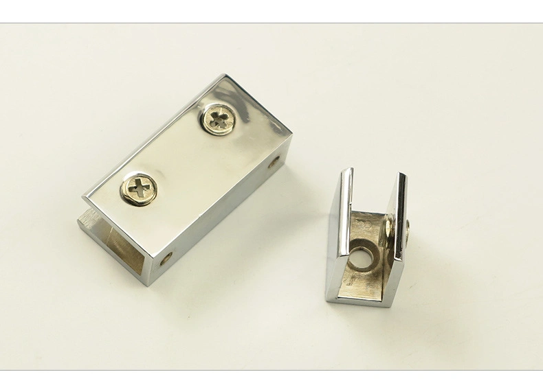 Holding Clip Zinc Alloy Bathroom Glass Clamp Hardware