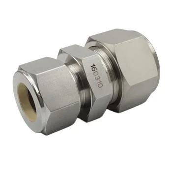 Hikelok Stainless Steel Compression Fittings Tube Fittings 1/16 in. 1/4 in. Od Swagelok Type Tube Union