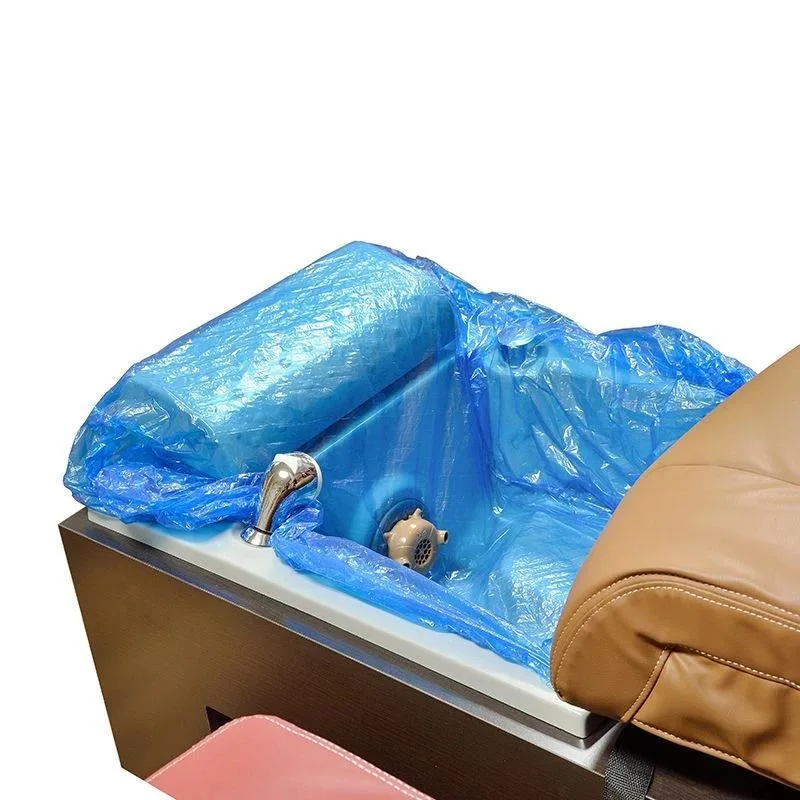 Ensemble de bain en PVC et PE en plastique jetable automatique pied SPA à ongles Baignoire Smark Cover chaîne de production machine