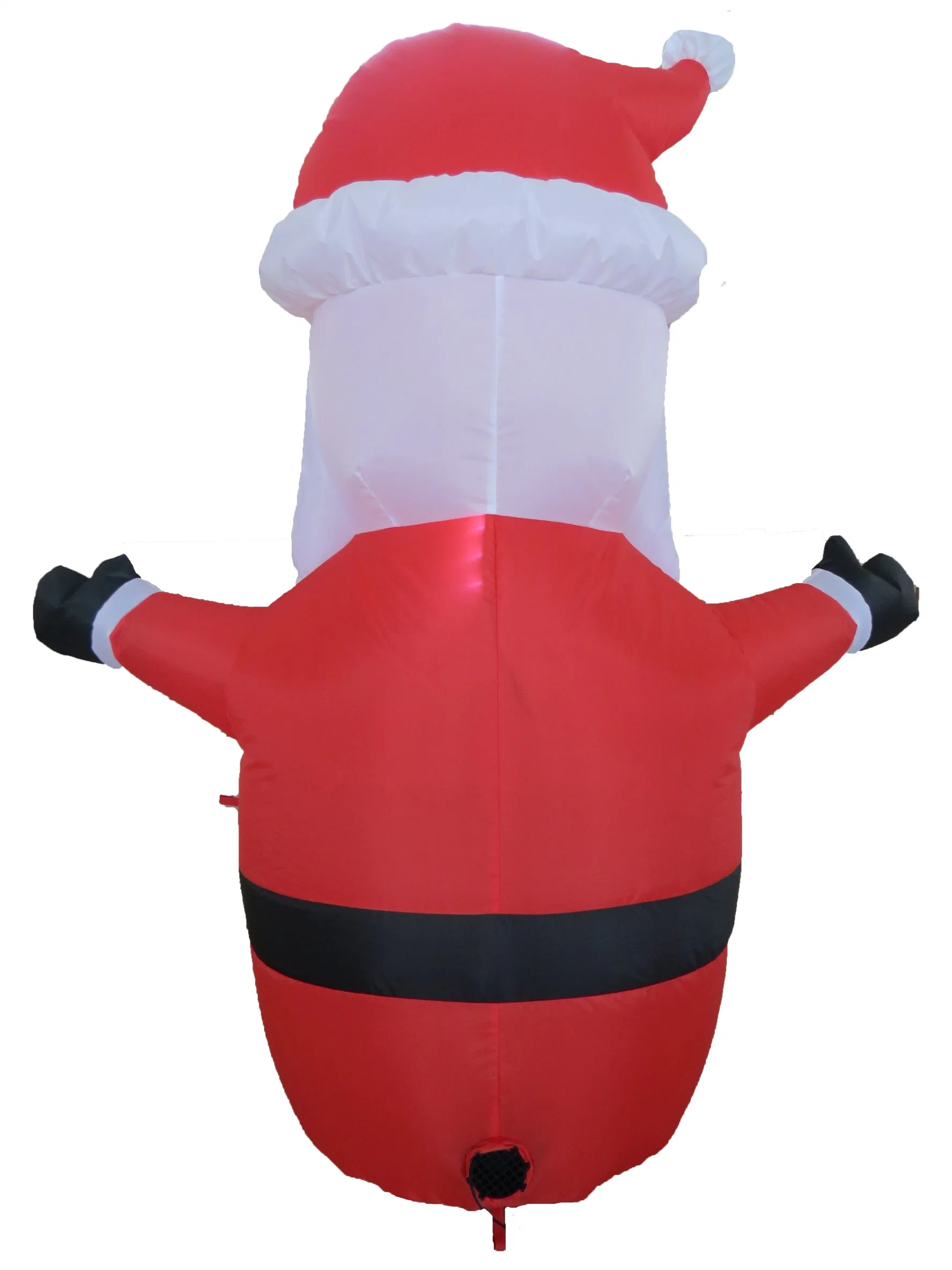 5FT Christmas Santa Claus LED Outdoor Giant Inflatable Opening Hand Decoration