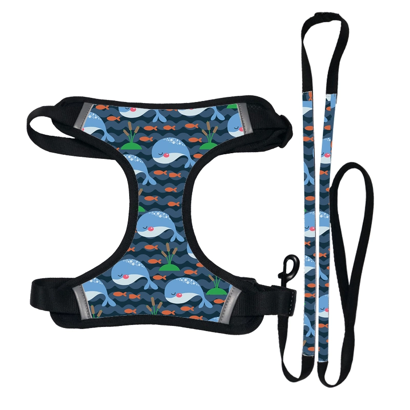 Fashion Reflective Chest Strap Puppy Dog Leashing Vest Walking Dog Rope Medium-Sized Small Dog Pet Supplies