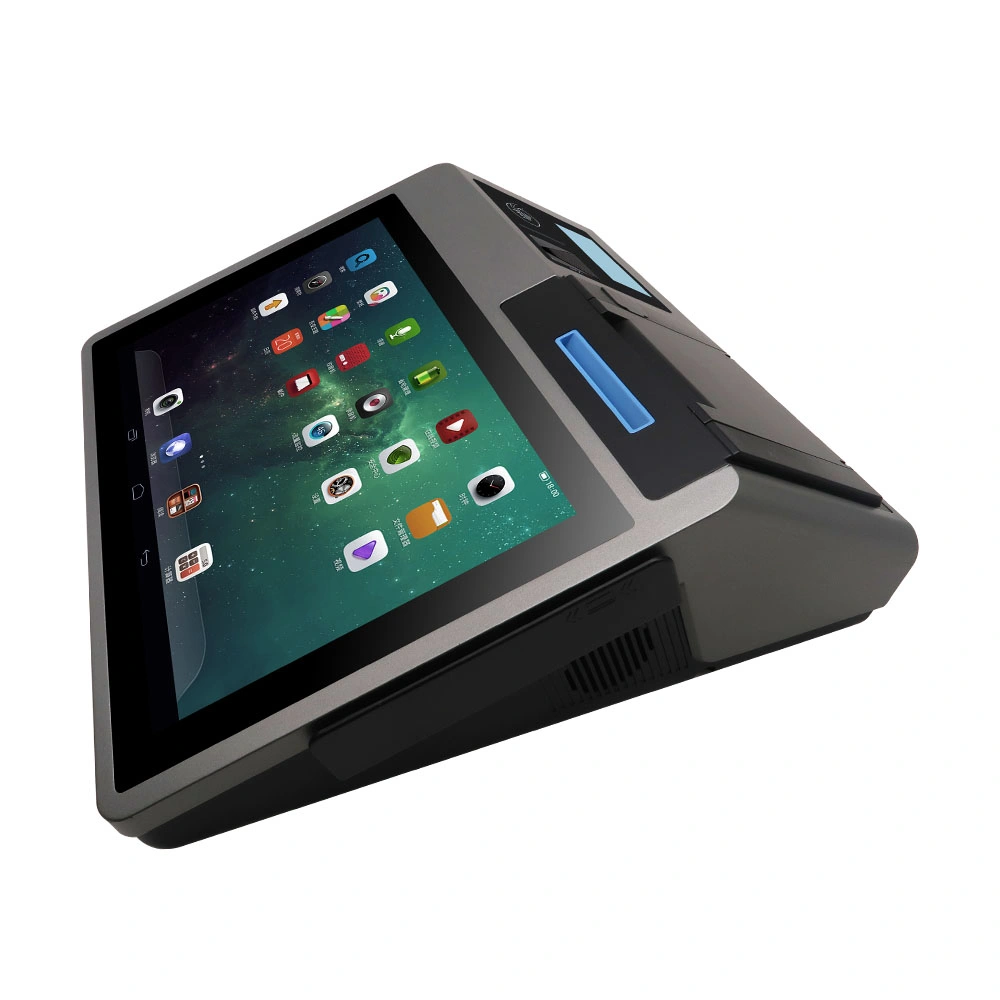 Pantalla táctil de 10,1 pulgadas Android POS Desktop PC caja registradora en un sistema POS Z100