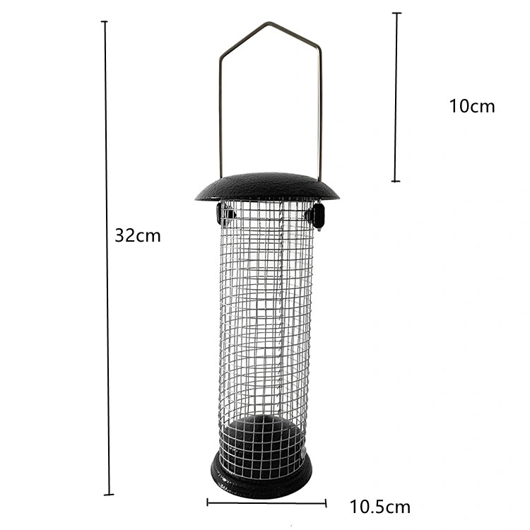 306 Grad Fütterung Anti-Eichhörnchen Garten Hängende Metalldraht Vogel Feeder