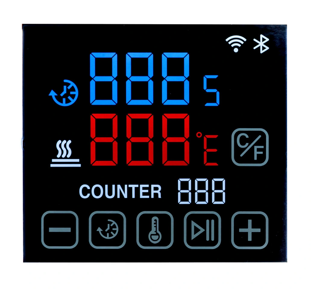 Écran LCD personnalisé négatif transmissif Va Panneau d'affichage LCD à 7 segments Panneau LCD