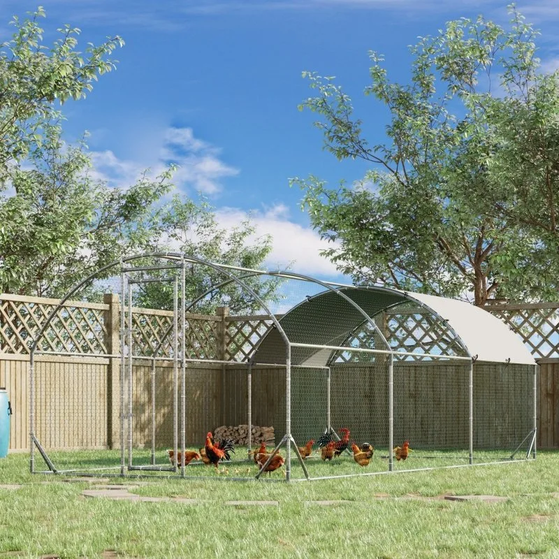 Chapas Galvanizadas Grandes Galinheiro Compartimento com tampa para piscina quintal