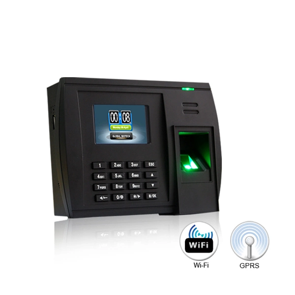 Biometric Fingerprint Time Clocks Attendance System with External Siren Alarm