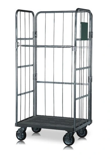 Kundenspezifischer Industrieller Drahtgeflecht Abnehmbarer Großer Heavy Duty Trolley