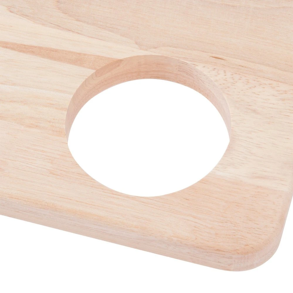 Welhome 13 1/2" X 7 1/2" Wooden Serving / Cutting Board with Ramekin Insert, Knife Slot, and 4" Handle