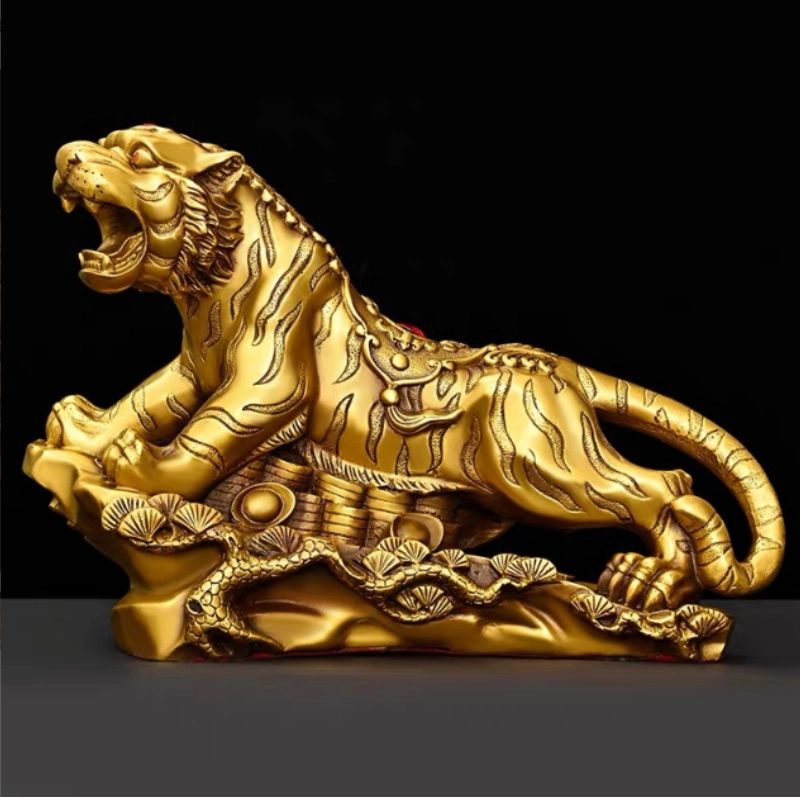 Chinesische Hersteller Custom Großhandel/Lieferant Büro Dekoration Souvenirs Tier Tierkreis Rein Kupfer Metall Handwerk Ornamente