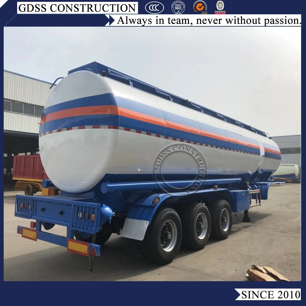 Transport Water Farm Use Three Axles Flotation Tyres Tanker Semi Truck Trailer