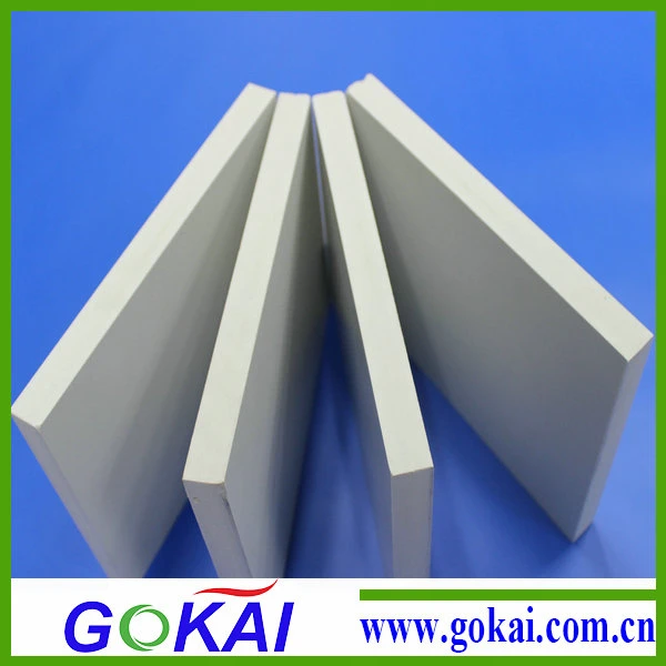 Gokai grosso B1 Retardancy chama Celuka PVC de 5 mm da placa de espuma/folha material PVC