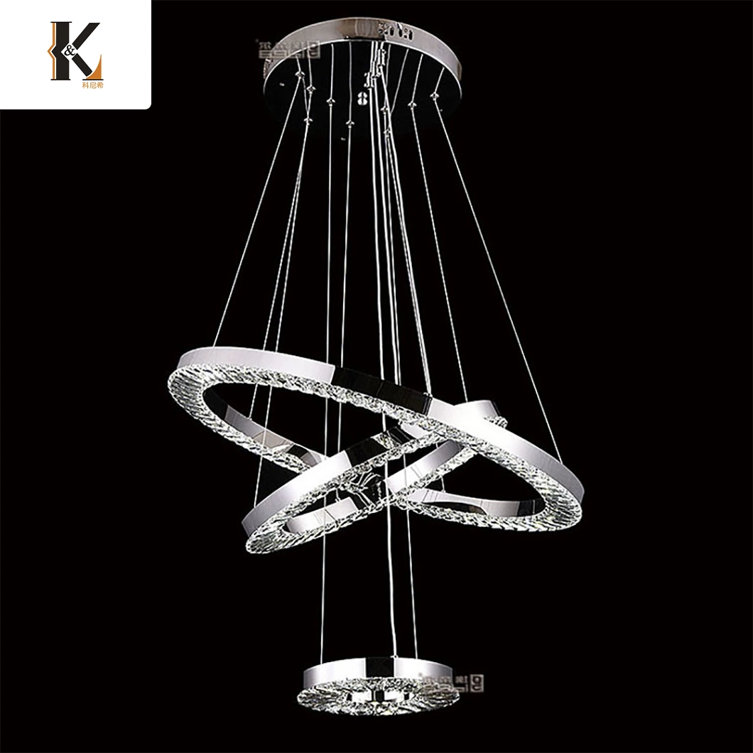 Konig Lighting China Wood and Crystal Chandelier Manufacturer Indoor Ceiling Hanging Lamps Crystal Chandelier Duplex Building Large Living Crystal Chandelier