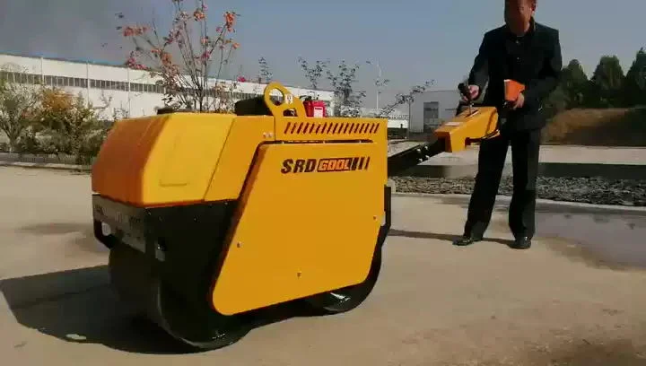 China Shantui Compactor Earth Pressor Baumaschinen Ausrüstung Mini Road Rolle (SRD600L)