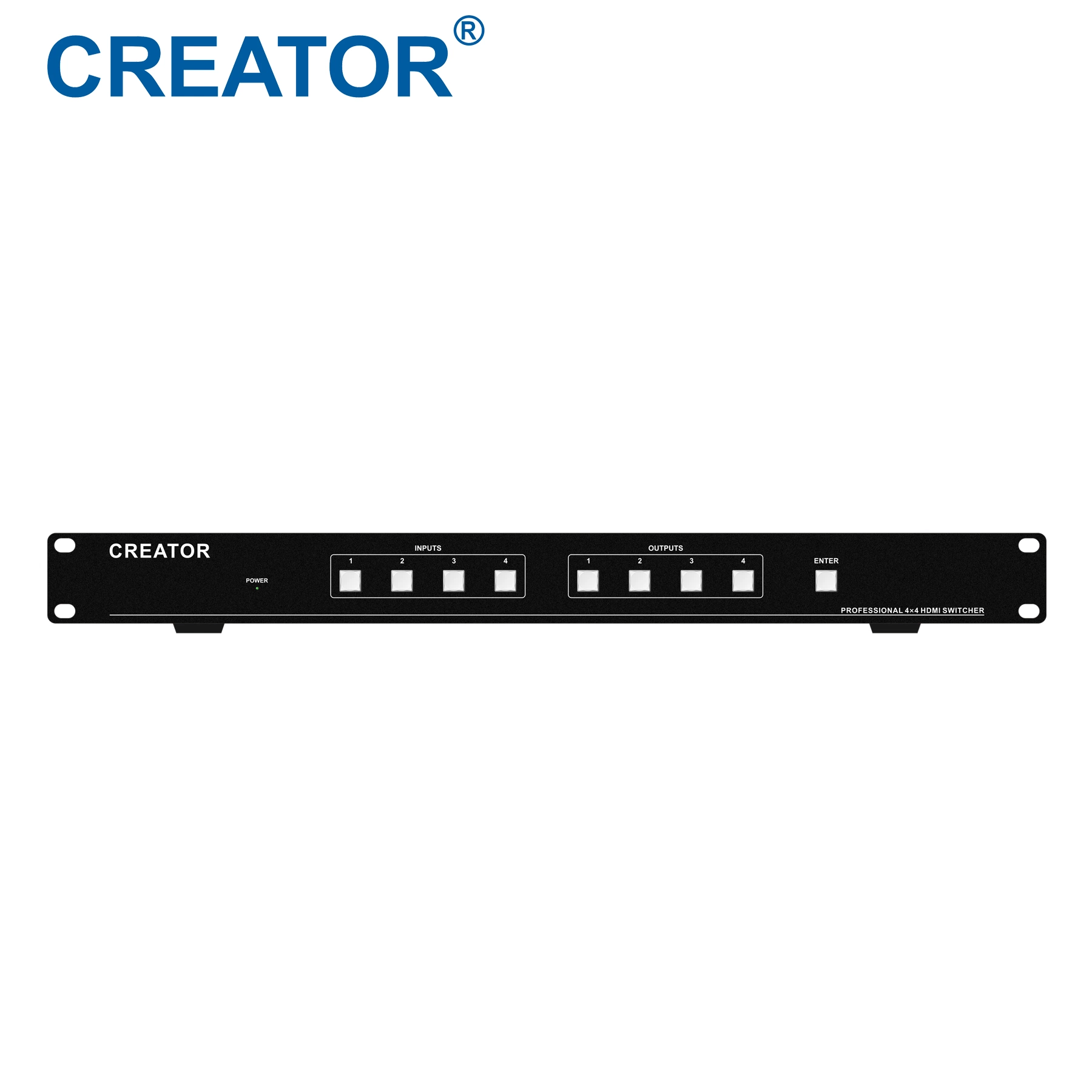 Creator 4K@60Hz 4 en 4 procesador de vídeo HDMI de Conmutación ininterrumpida