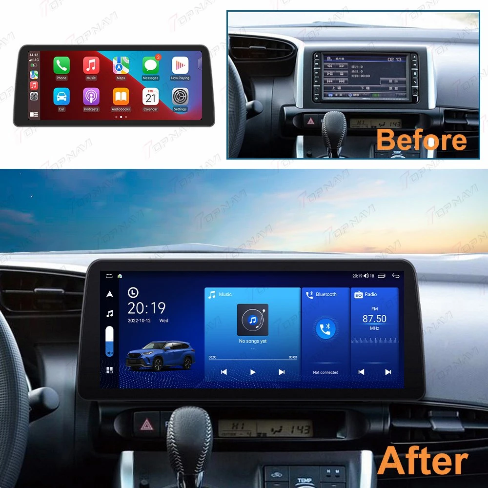 12,3 дюйма для Toyota пожелает 2010-2016 Android автомобильный радиоприемник проигрыватель мультимедийной системы навигации GPS Carplay стерео