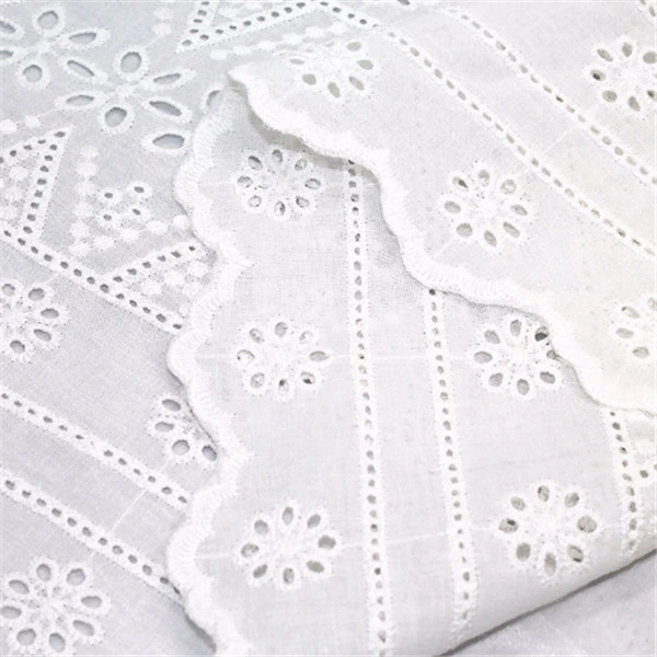 2020 New Design Good Sale 100% Cotton Material Lace Fabric