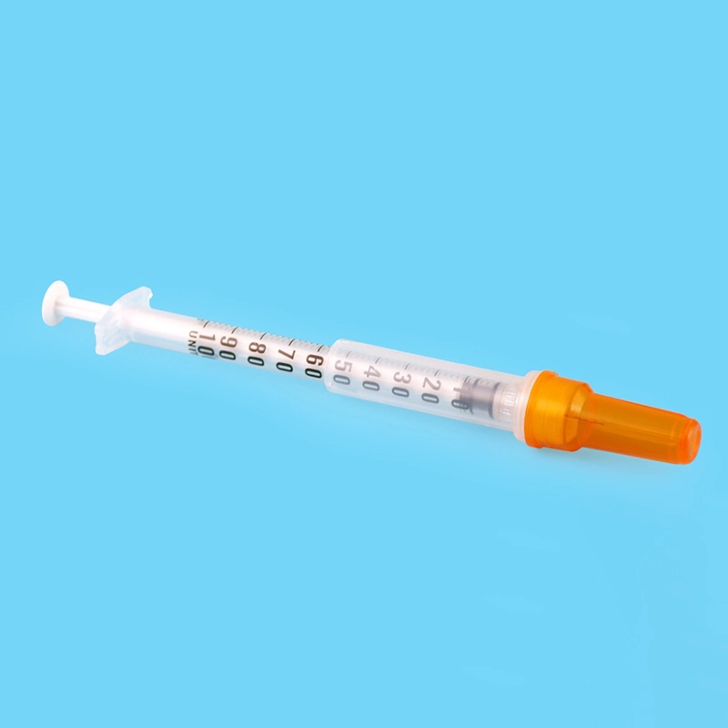 0.3ml/0.5ml/1ml Disposable Insulin Syringe with Needle