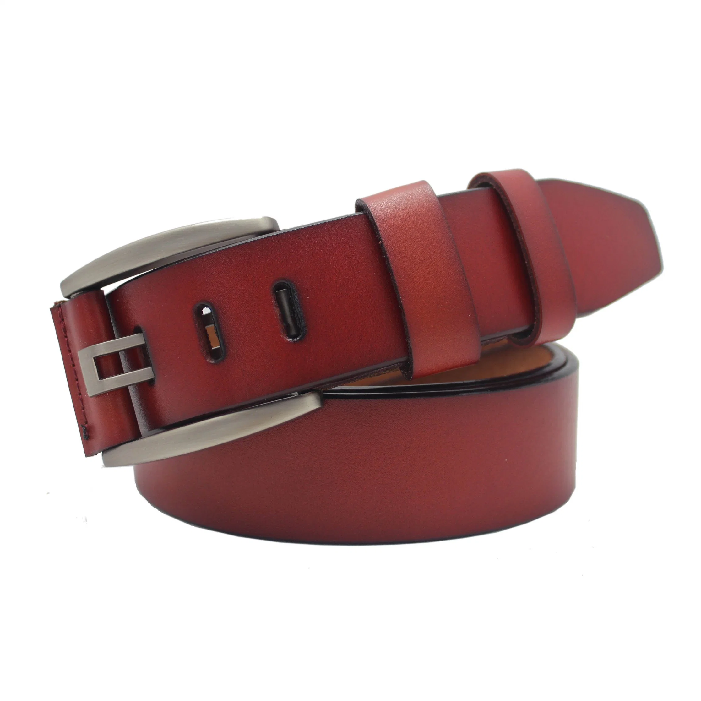 Good Quality New Design Men's Pin Buckle PU Belt for Jeans Pants 38-17124